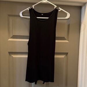 Elegant Black Sleeveless Tank Top